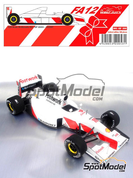 Wolf Kits GP20053: Car scale model kit 1/20 scale - Arrows